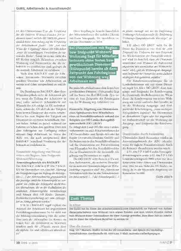 Vorschauseite 4: Europäischer Gerichtshof (EuGH) zur Fahrzeit