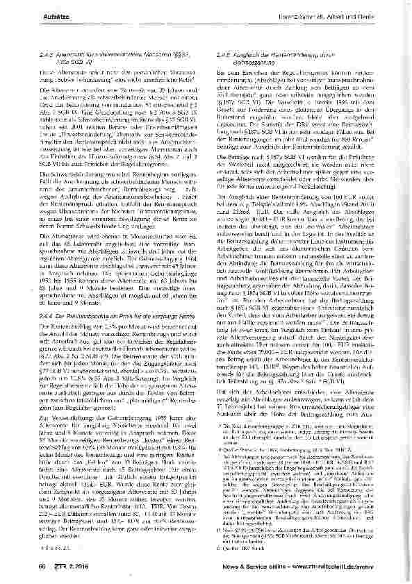 Vorschauseite 4: Arbeit und Rente