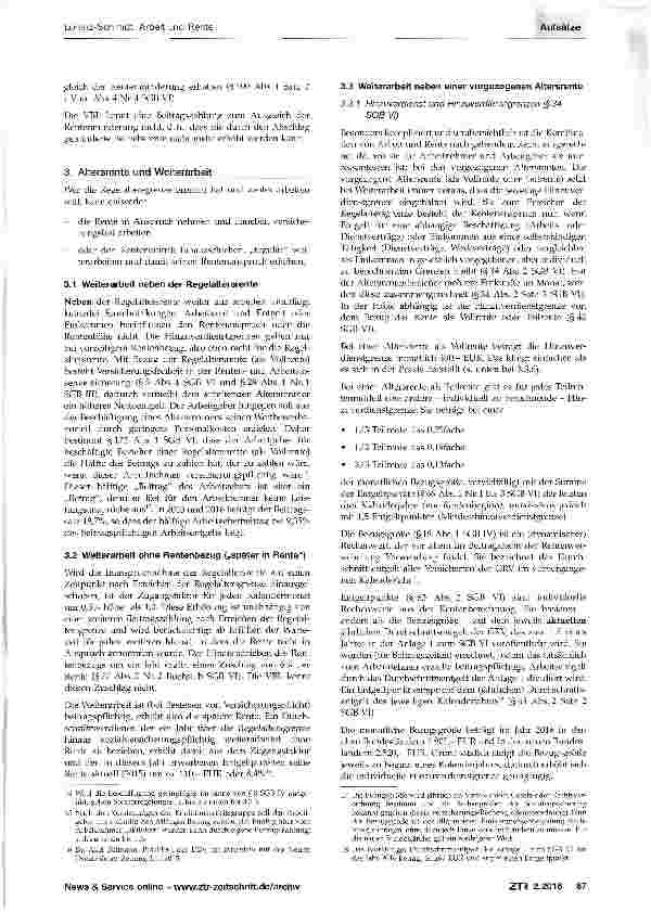 Vorschauseite 5: Arbeit und Rente