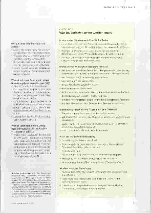 Vorschauseite 2: Was müssen Angehörige wissen