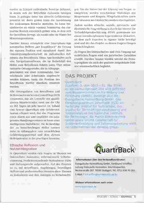 Vorschauseite 2: Technikeinsatz im Quartier