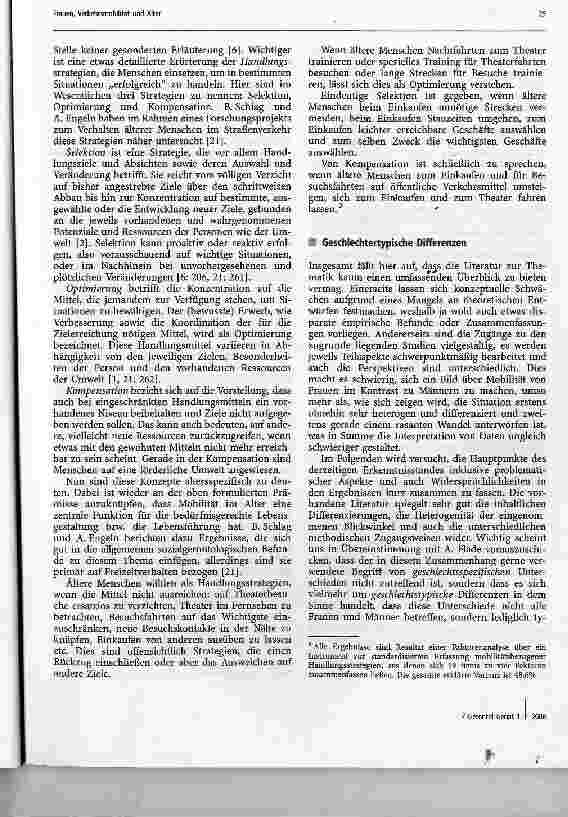 Vorschauseite 4: Frauen, Verkehrsmobilität und Alter