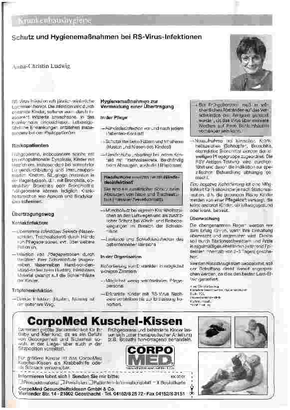 Vorschauseite 1: Schutz und Hygienemaßnahmen bei RS-Virus-Infektion