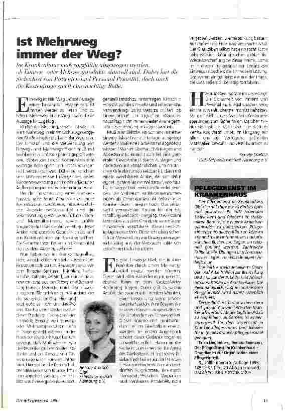 Vorschauseite 1: Ist Mehrweg immer der Weg?