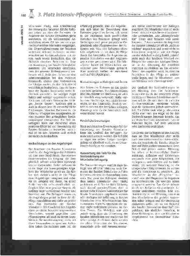 Vorschauseite 5: Basale Stimulation - der Theorie-Praxis-Konflikt
