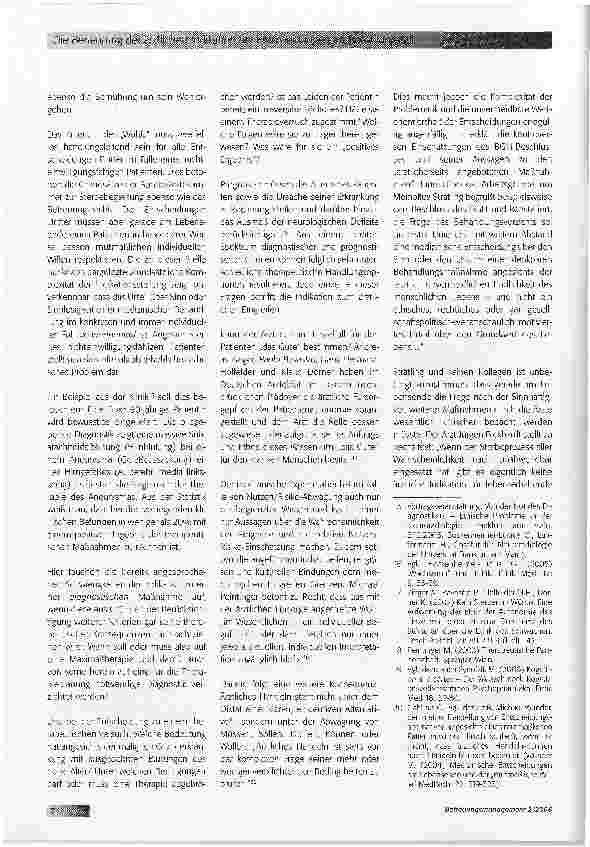 Vorschauseite 3: Die Bedeutung der ärztlichen Indikation bei Entscheidungen im Betreuungsfall
