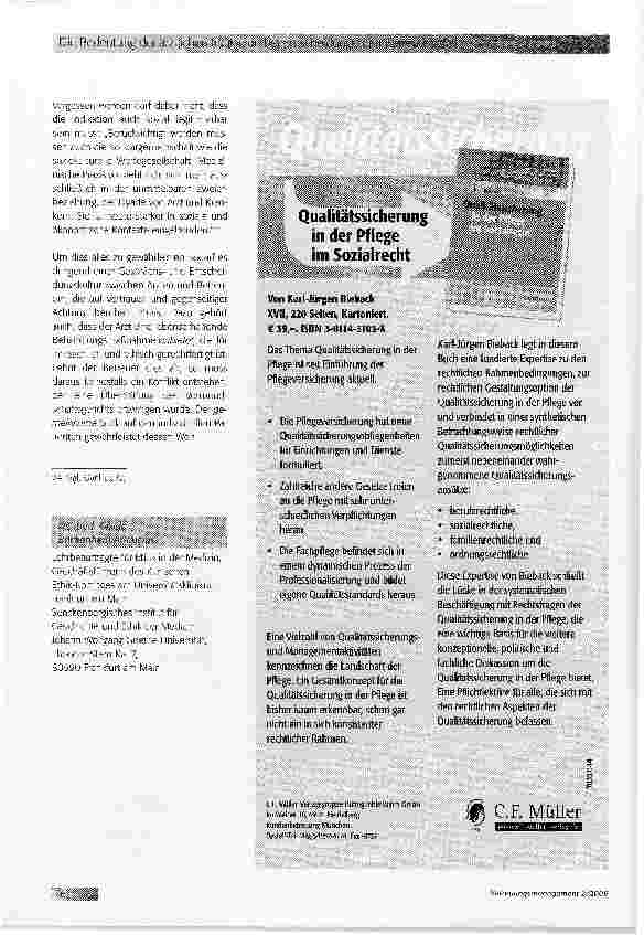 Vorschauseite 5: Die Bedeutung der ärztlichen Indikation bei Entscheidungen im Betreuungsfall