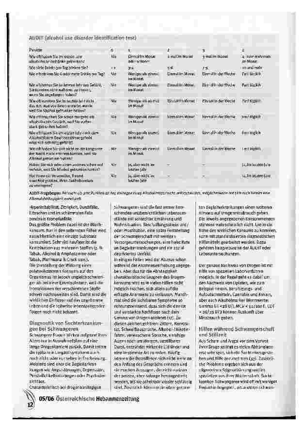 Vorschauseite 4: Hilfen und Perspektiven statt Zudröhnen