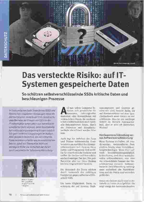 Vorschauseite 1: Das versteckte Risiko: auf IT- Systemen gespeicherte Daten