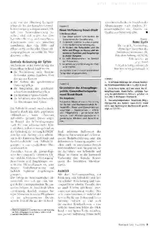 Vorschauseite 2: Selbsthilfe und Pflege zu Hause