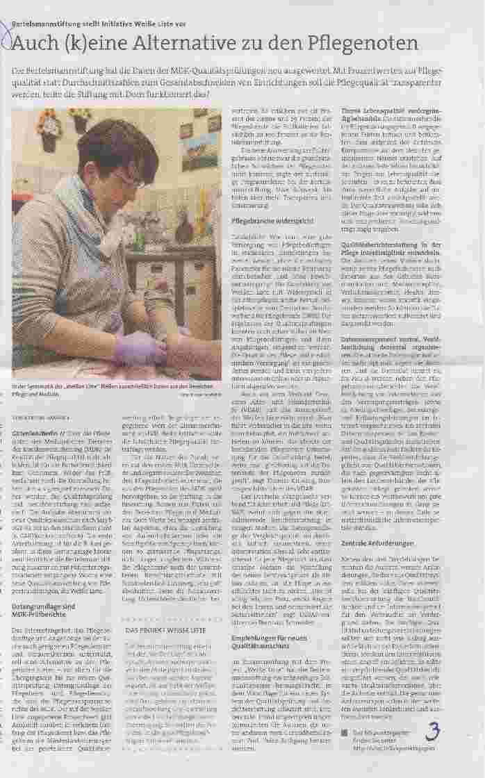 Vorschauseite 1: Auch (k)eine Alternative zu den Pflegenoten