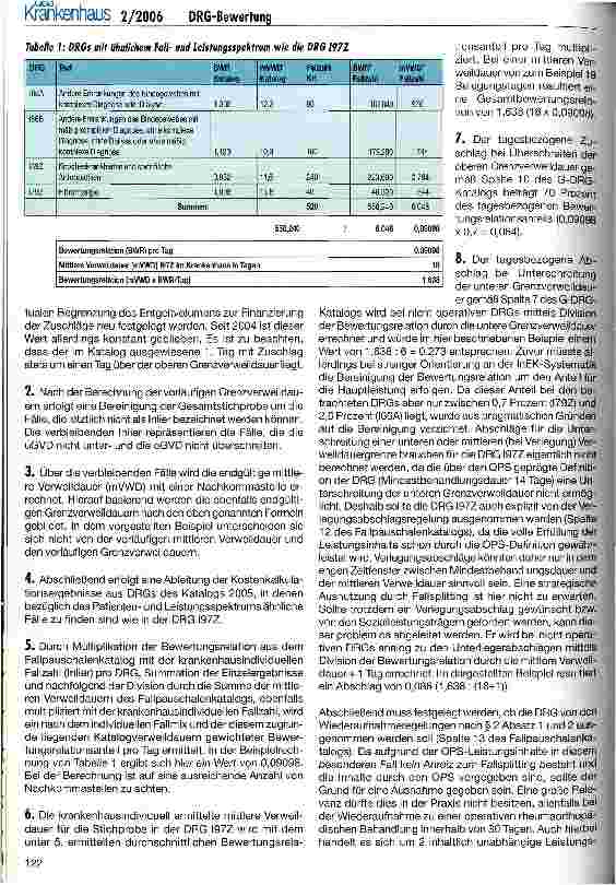 Vorschauseite 3: Methodik zur Bewertung von nicht bewerteten DRGs