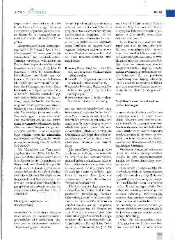 Vorschauseite 2: Der Vorsteuerabzug: eine ständige „Baustelle