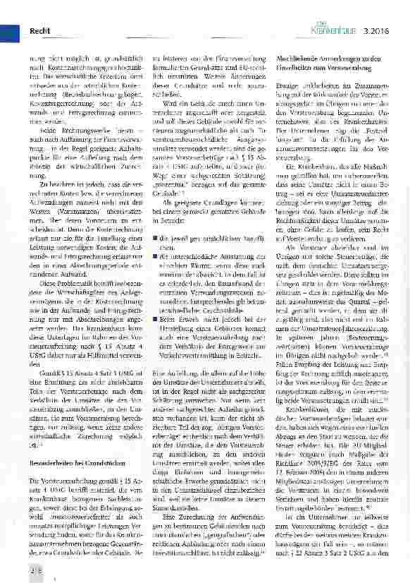 Vorschauseite 4: Der Vorsteuerabzug: eine ständige „Baustelle