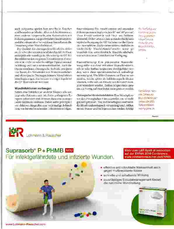 Vorschauseite 2: Wunde: Einfallstor für Staphyloccoccus aureus & Co