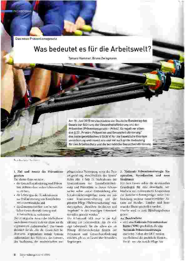 Vorschauseite 1: Was bedeutet es für die Arbeitswelt?