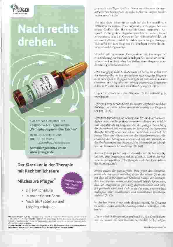 Vorschauseite 3: Homöopathie, Diagnose und atonische Gicht