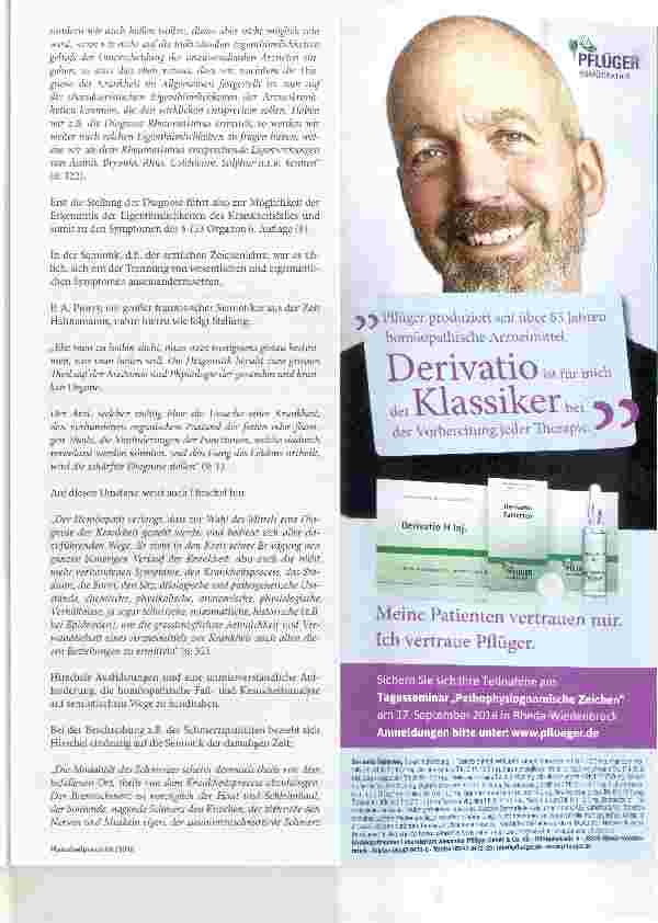 Vorschauseite 4: Homöopathie, Diagnose und atonische Gicht