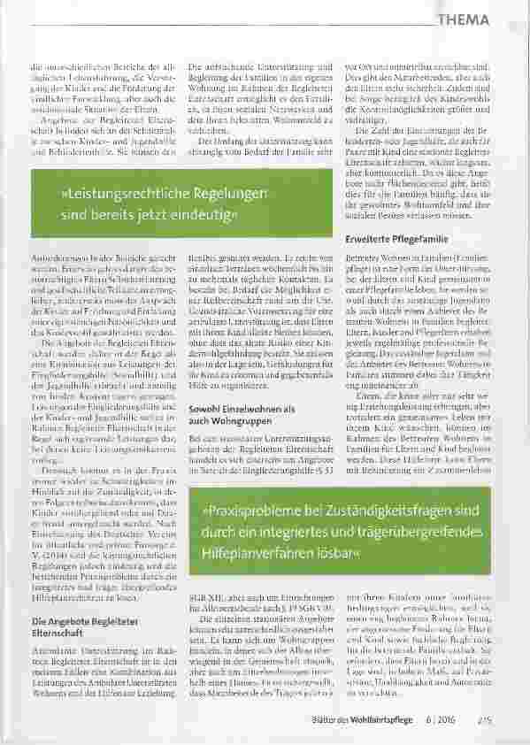Vorschauseite 2: Begleitete Elternschaft