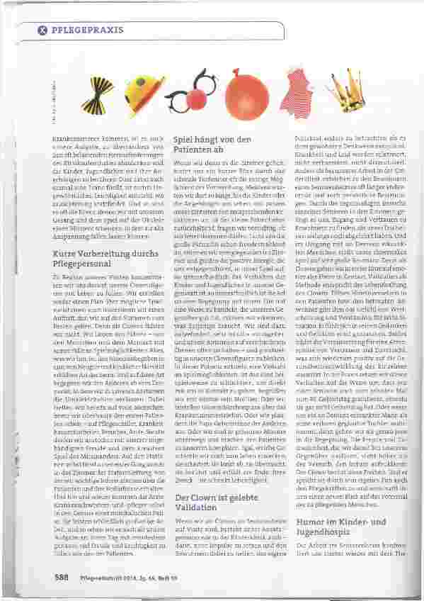 Vorschauseite 2: Humor in der Pflege