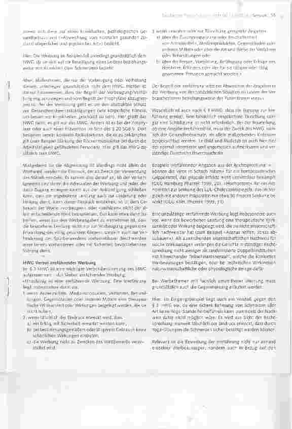 Vorschauseite 2: Werberechtliche Einschränkungen beim Betrieb der Yoga-Schule