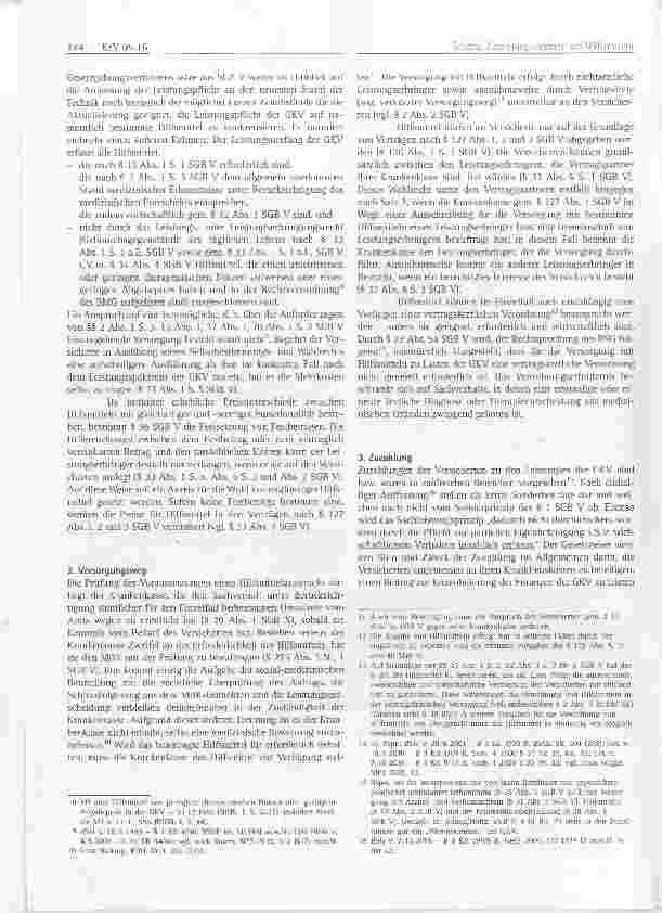Vorschauseite 2: Zuzahlungsverzicht bei Hilfsmitteln Teil 1