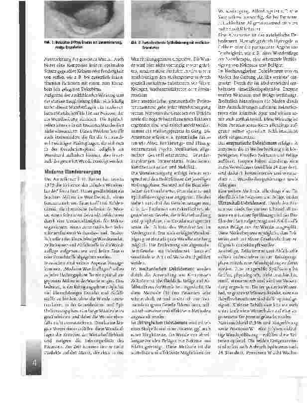 Vorschauseite 2: Eine Frage des KlimasModerne Wundauflagen im Überblick