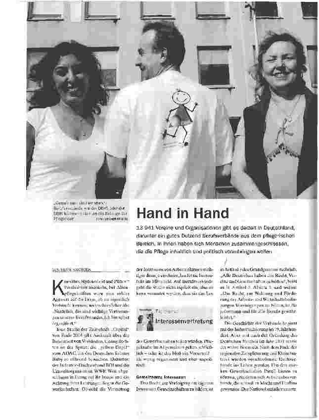 Vorschauseite 1: Hand in Hand