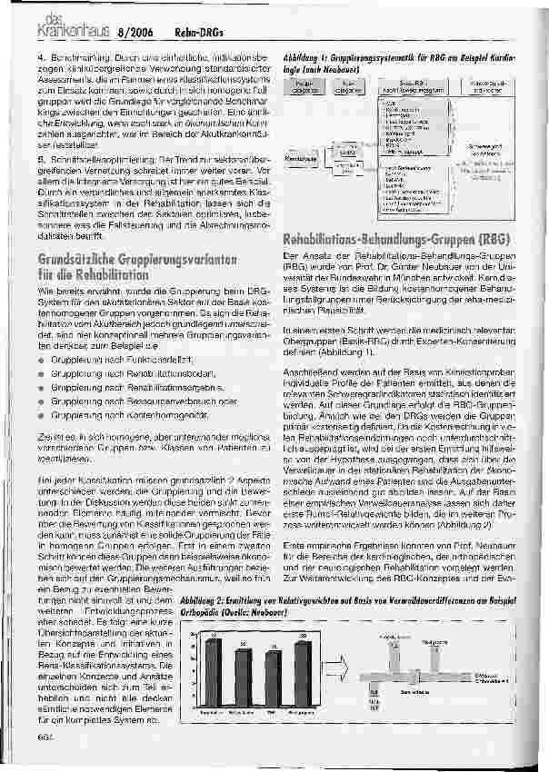 Vorschauseite 2: Eine Frage der Zeit - die Reha-DRGs kommen