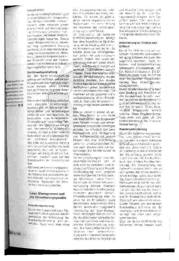 Vorschauseite 3: Überleben in rauher See - Aktive Strategien für die Krankenhäuser