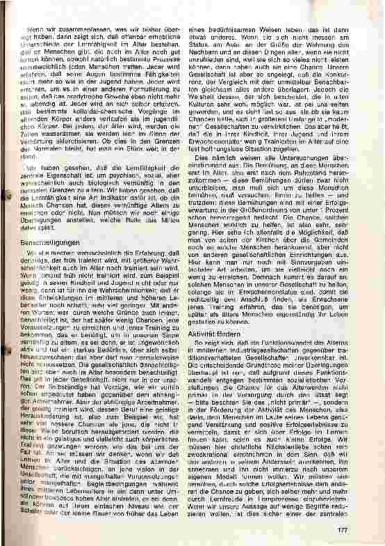 Vorschauseite 5: Die Lernsituation des älteren Menschen