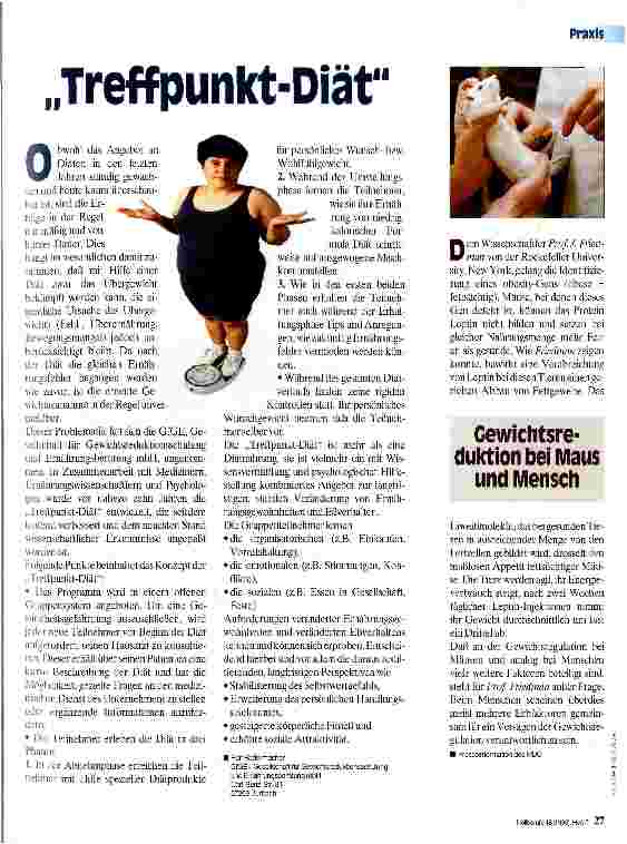 Vorschauseite 1: Treffpunkt-Diät