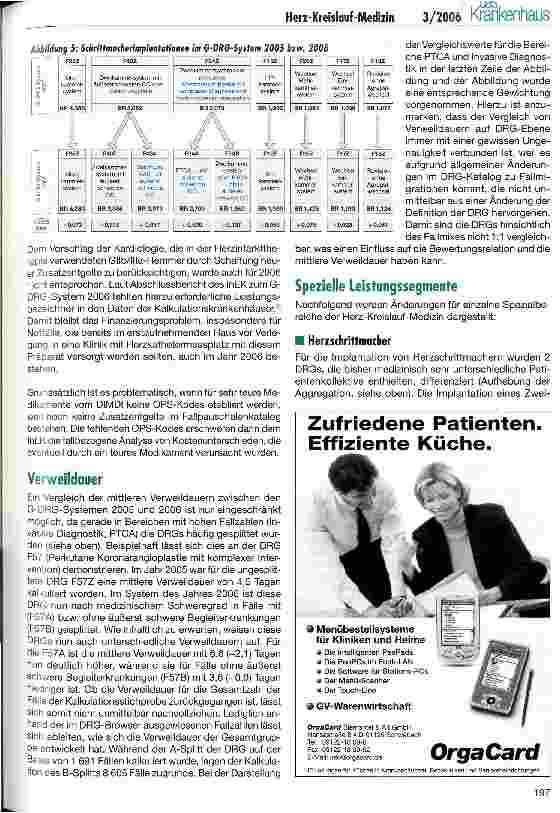 Vorschauseite 6: Herz-Kreislauf-Medizin im G-DRG-System 2006