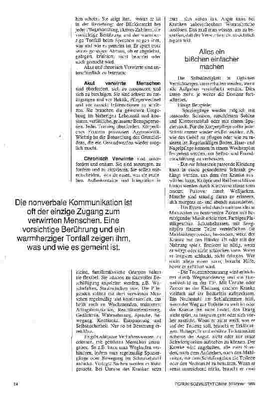Vorschauseite 3: Umgang mit verwirrten Menschen Wo Pantoffeln an der Haustür ein Stück Therapie bedeuten