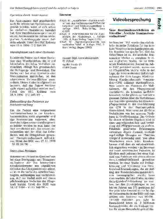 Vorschauseite 4: Der Behandlungsfehlervorwurf und die möglichen Folgen