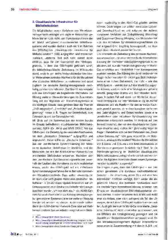 Vorschauseite 3: Innovationspotenziale cloud-basierter Bibliothekssysteme