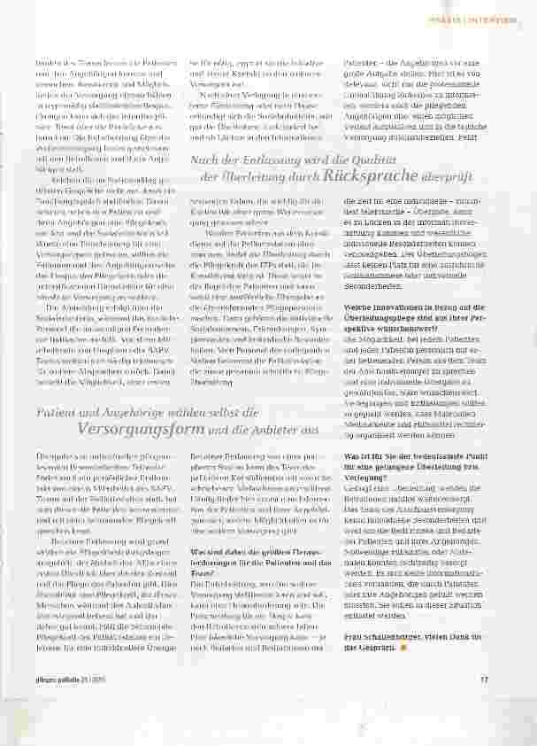 Vorschauseite 2: Überleitungspflege in der Praxis