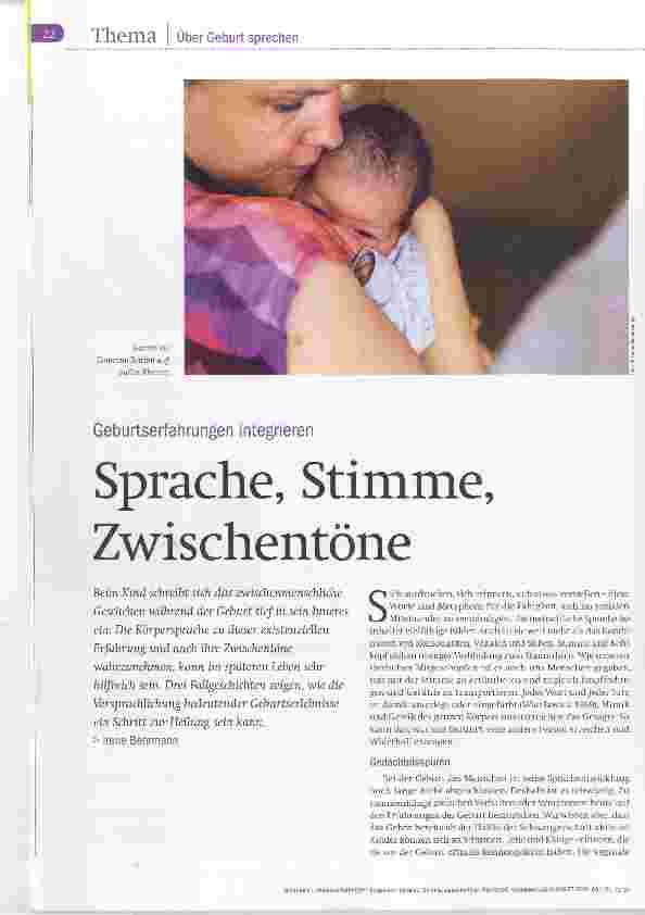 Vorschauseite 1: Sprache, Stimme, Zwischentöne