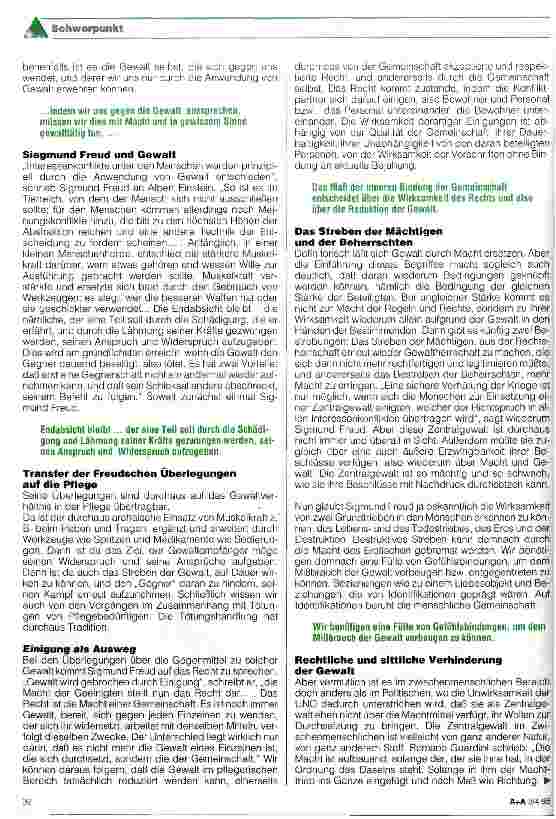 Vorschauseite 2: Wege aus der Gewalt Der Versuch einer Hilfestellung Definition und Wesen von Gewalt Annäherung an ein Thema auch für die Pflege