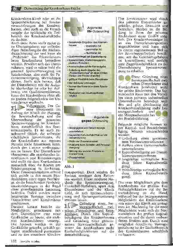 Vorschauseite 3: Outsourcing der Krankenhaus-Küche
