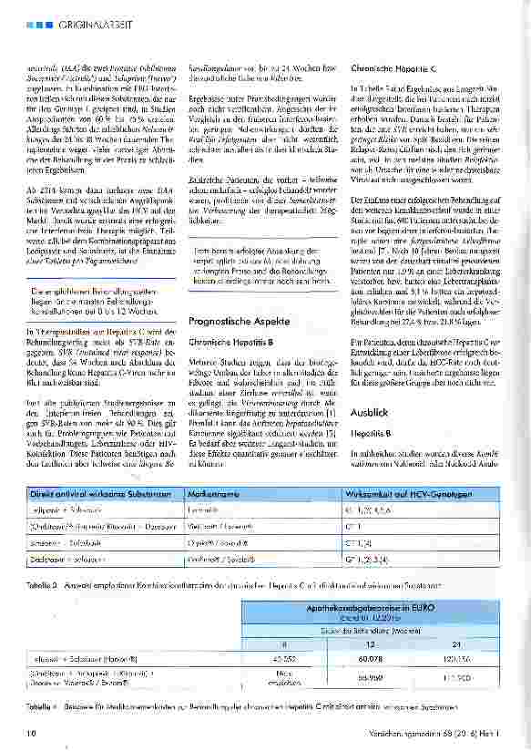 Vorschauseite 3: Update chronische Virushepatitis