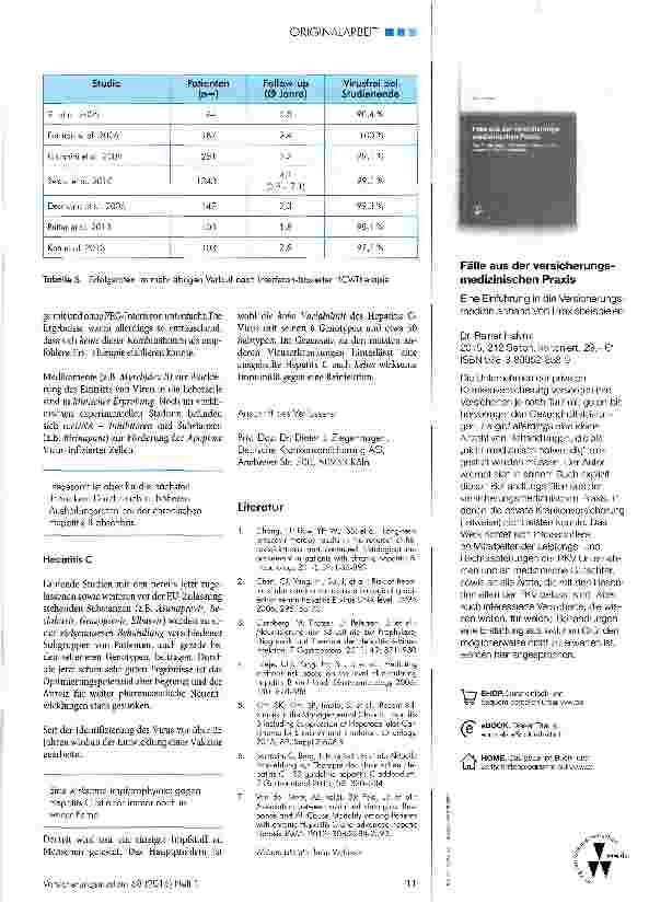 Vorschauseite 4: Update chronische Virushepatitis