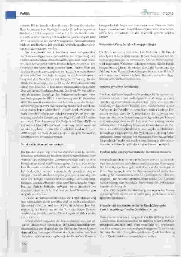 Vorschauseite 6: DKG-Stellungnahme zum Referentenentwurf PsychWG