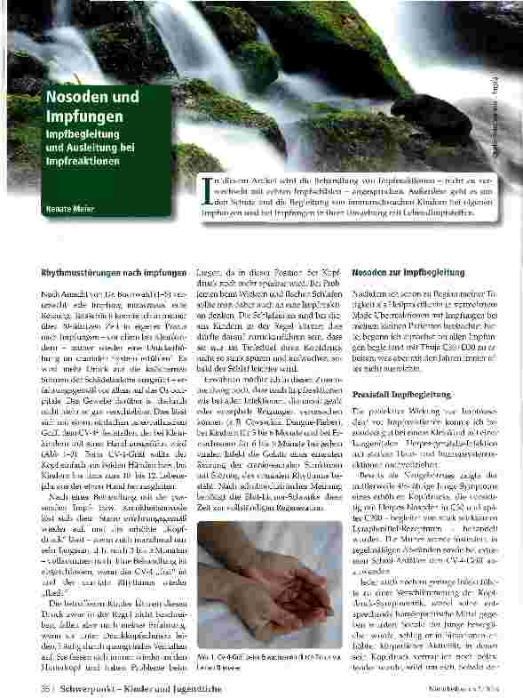 Vorschauseite 1: Nosoden und Impfungen