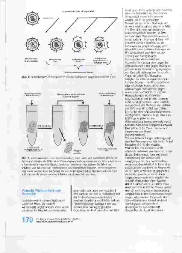 Vorschauseite 6: Zur antimikrobiellen und viruziden Wirksamkeit von Octenidin-Lutschtabletten