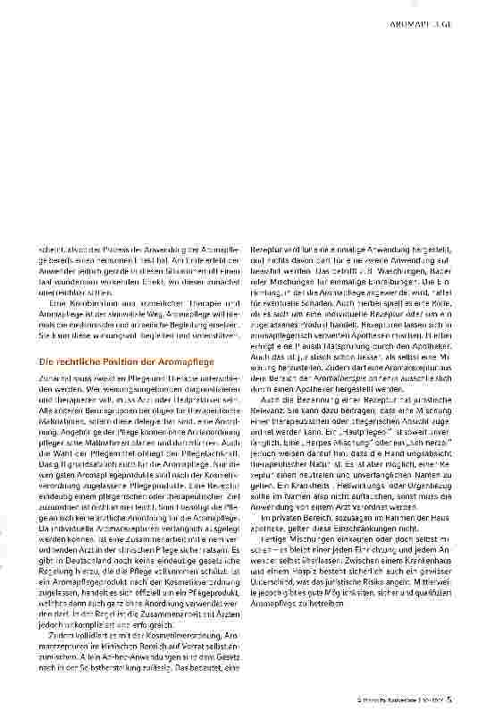 Vorschauseite 4: Aromapflege in der Palliative Care