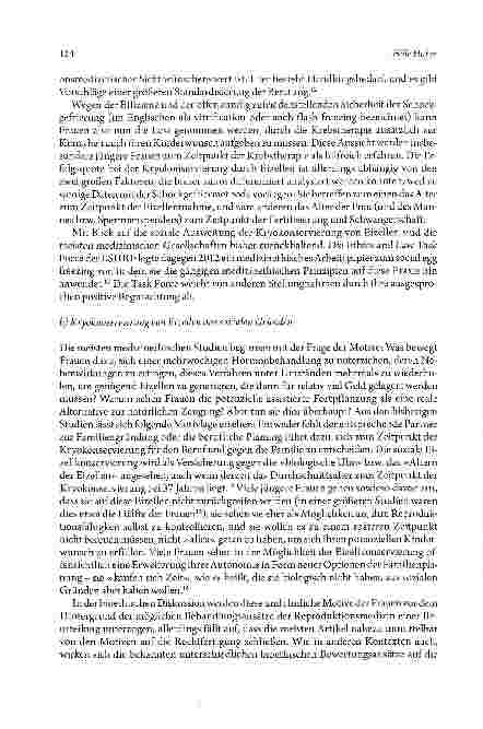 Vorschauseite 4: Kryokonservierung von Eizellen - Neue Optionen der Familienplanung? Eine ethische Bewertung