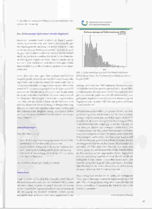 Vorschauseite 3: Ist das Vergütungssystem der SwissDRG AG für spezialisierte Palliative Care geeignet? Die Kontra-Position