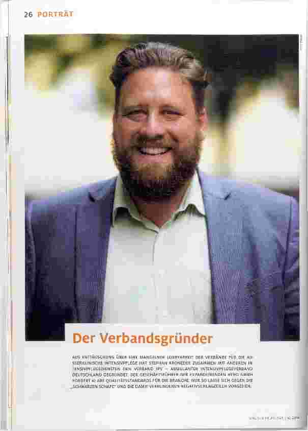 Vorschauseite 1: Der Verbandsgründer
