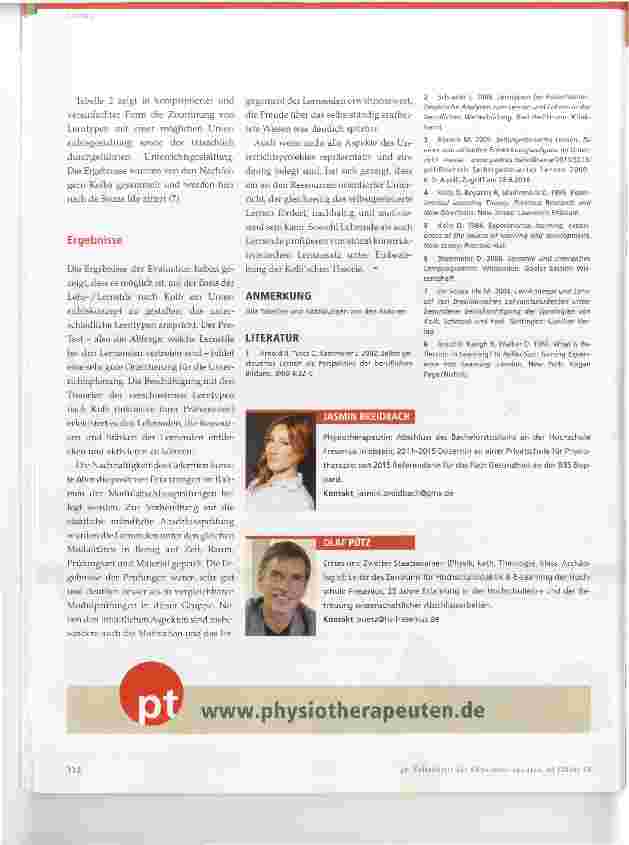 Vorschauseite 6: Anatomieunterricht für verschiedene Lerntypen